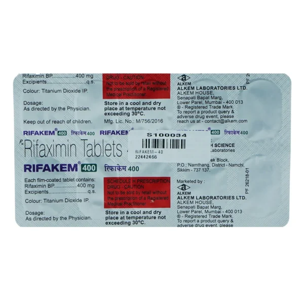 Rifakem 400 Tablet - Image 4
