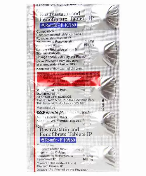 Rosufit-F 10/160 Tablet'1*15 - Image 2