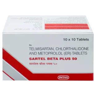Sartel Beta Plus 12.5mg/50mg/40mg Tablet ER