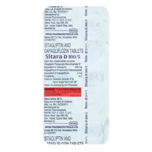 Sitara-D 5mg/100mg Tablet