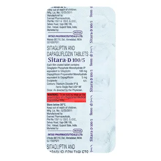Sitara-D 5mg/100mg Tablet