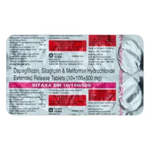 Sitara DM 10mg/500mg/100mg Tablet