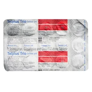 Telplus Trio 40mg/10mg/6.25mg Tablet