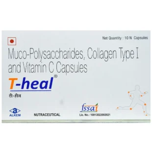 T-Heal Muco-Polysaccharide, Collagen Type I & Vitamin C Capsule | For Pain Relief