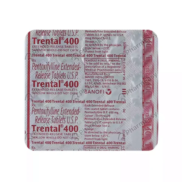 Trental 400 Tablet PR - Image 2