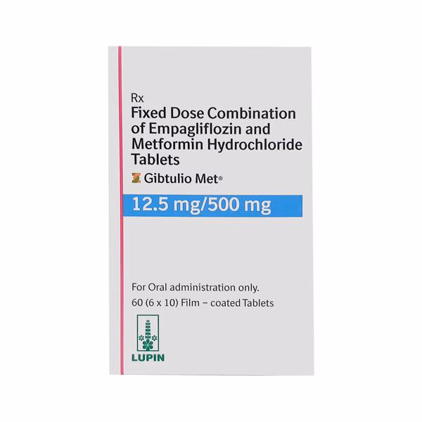 Gibtulio Met 12.5mg/500mg Tablet 1*10