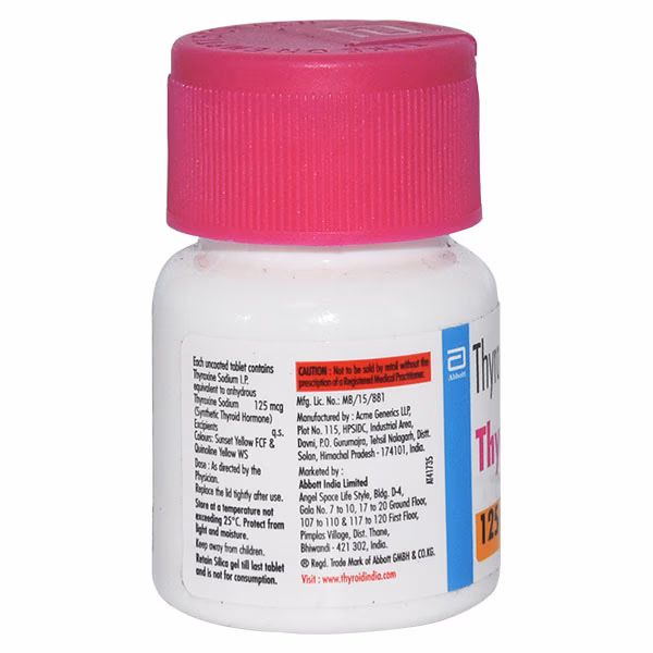 Thyronorm 125mcg Tablet'120 - Image 2