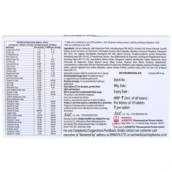 V-Total Women Tablet 1*10 - Image 2