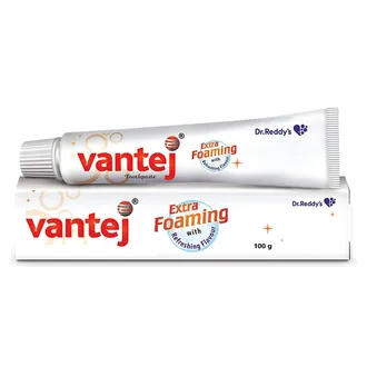 Vantej Extra Foaming Toothpaste | For Sensitivity Relief 100gm