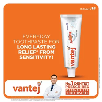 Vantej Extra Foaming Toothpaste | For Sensitivity Relief 100gm - Image 4