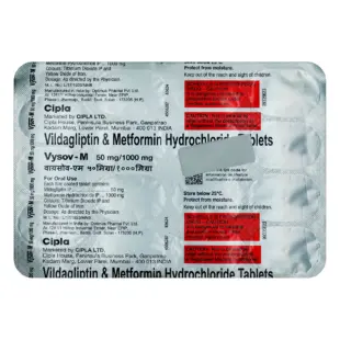 Vysov-M 50mg/1000mg Tablet