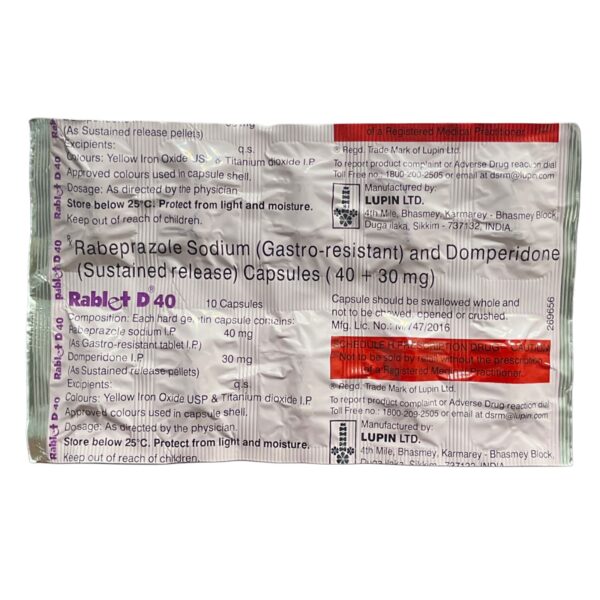 Rablet D 40 Capsule SR - Image 2