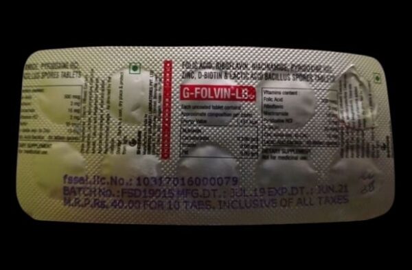 G Folvin LB Tablet