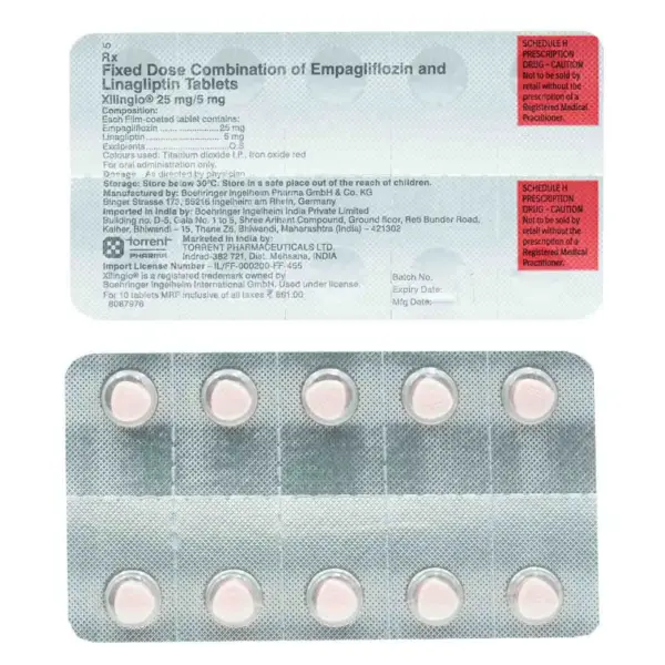 Xilingio 25mg/5mg Tablet - Image 5