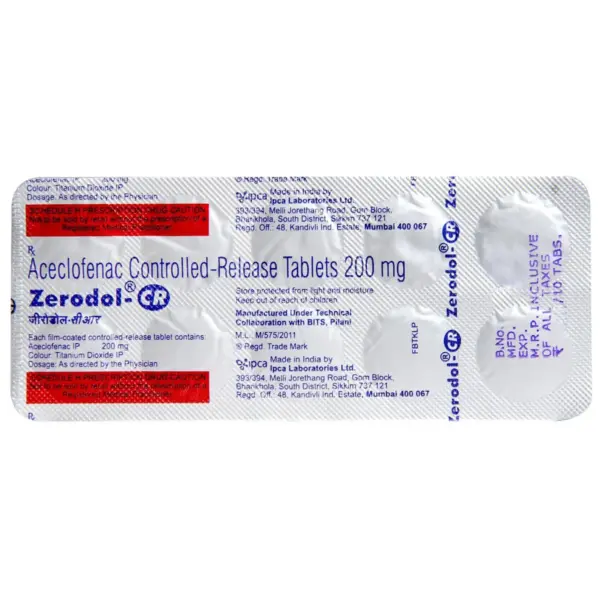 Zerodol -CR Tablet - Image 4