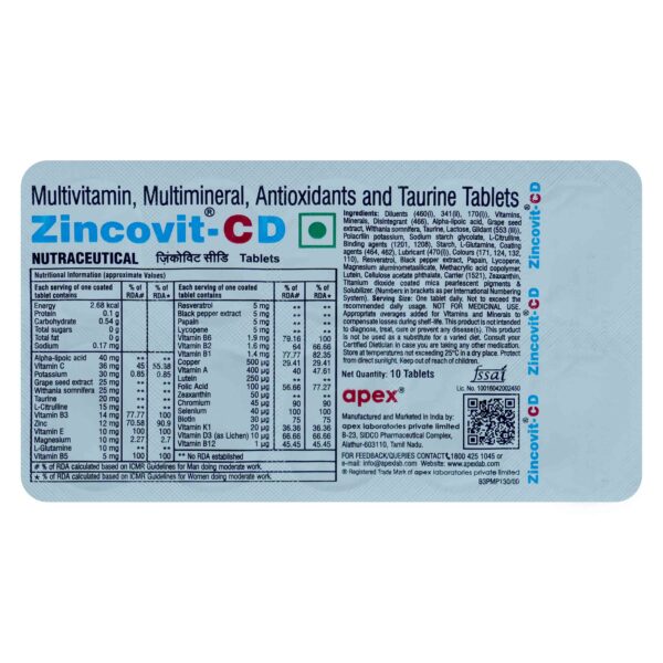 ZINCOVIT TAB - Image 3