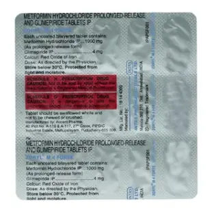 Zoryl-M 4 Forte Tablet PR 1*15