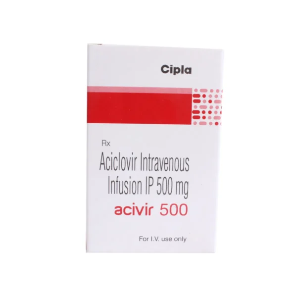 Acivir 500mg Dry Vial of 1 Powder For Injection - Image 4