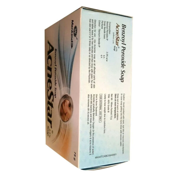 Acnestar 2.5% Benzoyl Peroxide Soap - Image 3