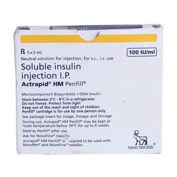 Actrapid HM Penfill (3ml Each) - Image 4