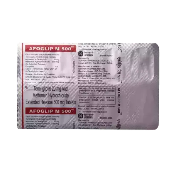 Afoglip M 500 Tablet ER - Image 5