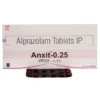 ANXIT 0.25mg Tablet