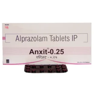 ANXIT 0.25mg Tablet