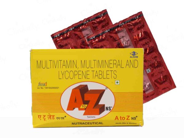 A to Z NS+ Daily Multivitamin Tablets – Zinc & Vitamin C for Immunity, B-Complex & Essential Nutrients for Energy & Wellness - Image 3