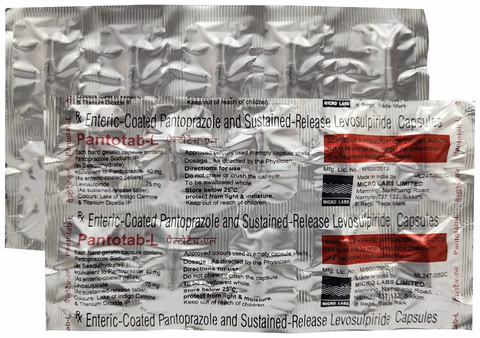 Pantotab L 75mg/40mg Capsule 1*10