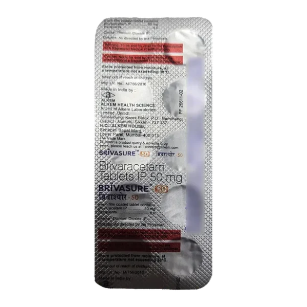 Brivasure 50mg Tablet - Image 2