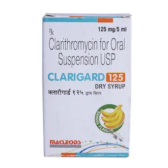 Clarigard 125mg Dry Syrup Banana - Image 3