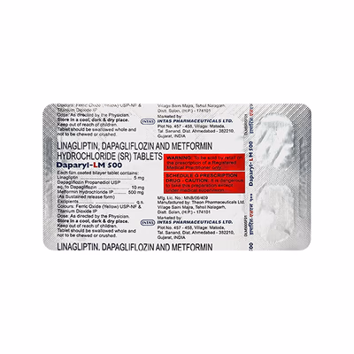 Daparyl-LM 500 Tablet 1*10