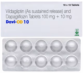 Davi OD 10mg/100mg Tablet SR 1*10 - Image 2