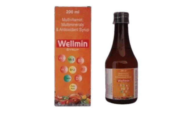 Wellmin Multivitamin Multimineral And Antioxidant Syrup, Plastic Bottle, Non Prescription