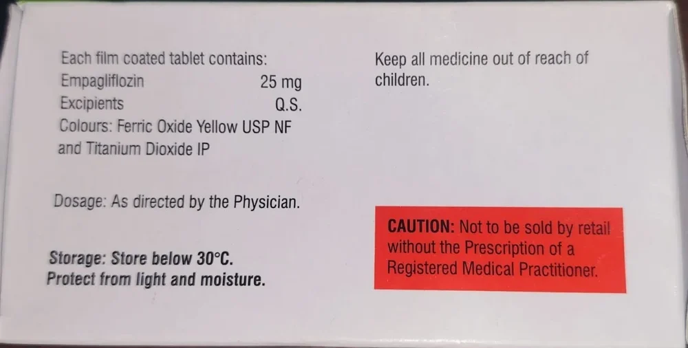 Empabite 25mg Tablet - Image 2