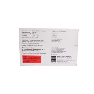 Erophylline AC 100mg/600mg Tablet - Image 2