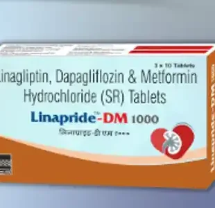 Linapride DM 10mg/5mg/1000mg Tablet