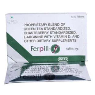 Ferpill-F Tablet with Green Tea Extract, Chasteberry, L-Arginine & Vitamin D3