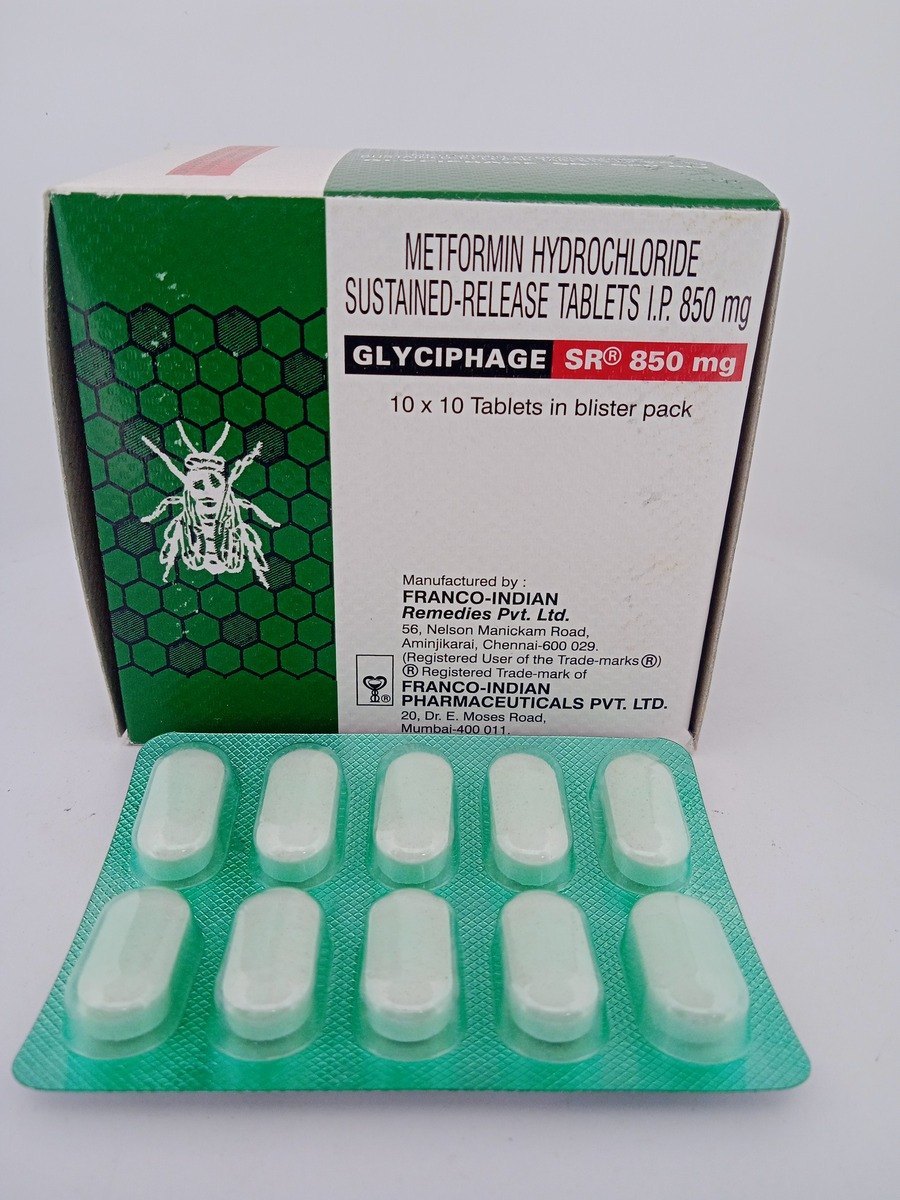 Glyciphage SR 850mg Tablet