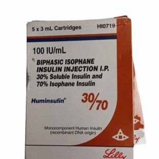 Huminsulin 30/70 Cartridge (3ml Each)