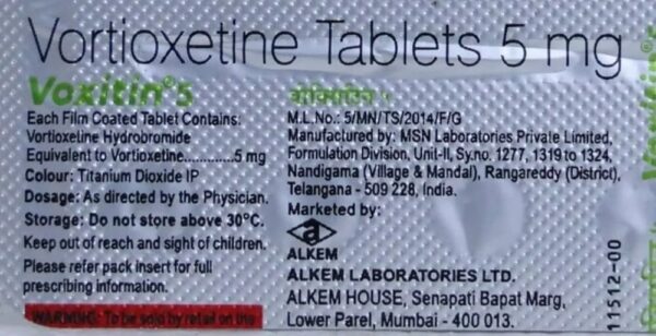 Voxitin 5 Tablet - Image 3