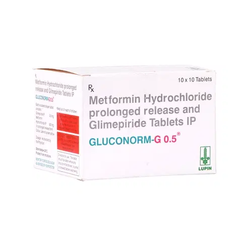 Gluconorm-G 0.5mg/500mg Tablet PR 1*10