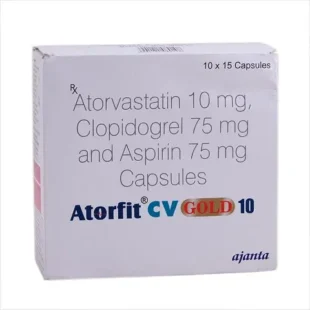 Atorfit CV Gold 75mg/10mg/75mg Capsule