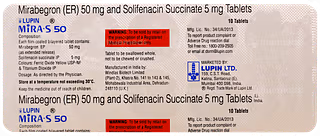 Mira-S 50mg/5mg Tablet 1*10 - Image 2