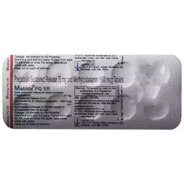 Matilda PG ER Tablet - Image 2
