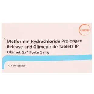 Obimet GX Forte 1mg Tablet PR