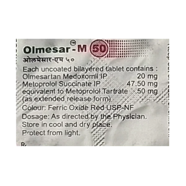 Olmesar-M 50 Tablet ER - Image 4