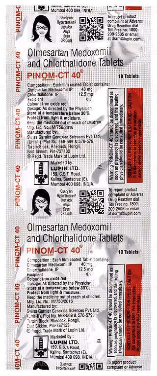 Pinom CT 40 Tablet 1*10 - Image 2