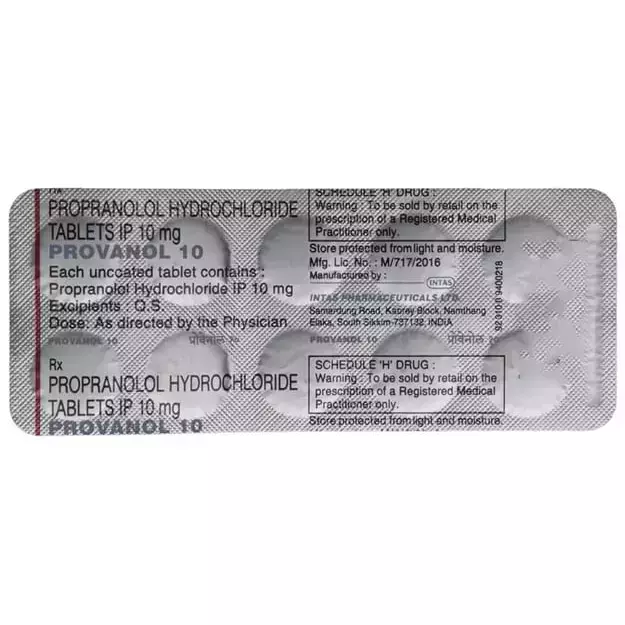 Provanol 10 Tablet 1*10 - Image 2