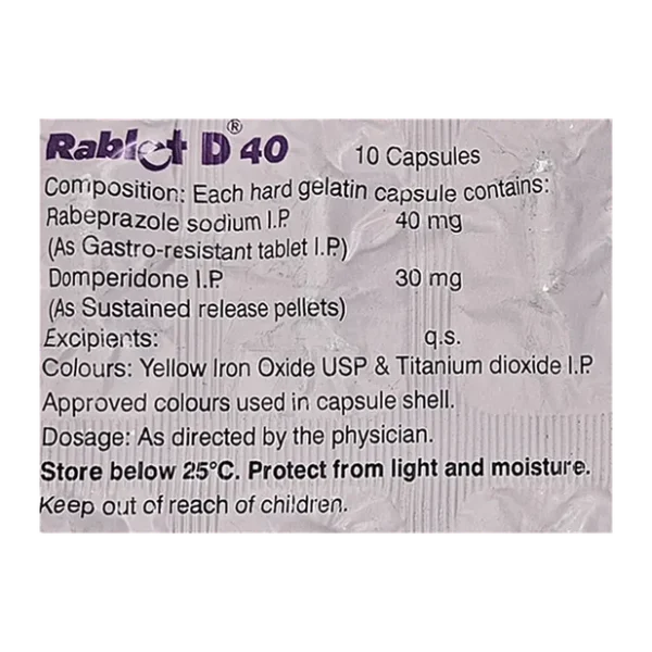 Rablet D 40 Capsule SR - Image 3